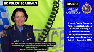 TASpol  Female Inspector Sacked Following Sxual Misconduct investigation over Xmas Party Incident [upl. by Ishmul]