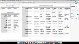 How to Create a Content Calendar Spreadsheet in Numbers [upl. by Eelreveb]