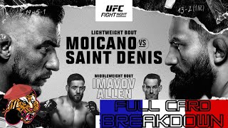 UFC Fight Night Paris  Moicano vs St Denis Full Card Breakdown amp Predictions [upl. by Sato]