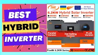 PowMr 62KW Hybrid Solar Inverter 48VDC Battery to 230VAC Output [upl. by Oivlis]