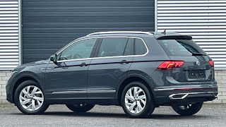 Volkswagen NEW Tiguan Elegance 2021 in 4K Delphin Grey 18 inch Frankfurt walk around amp detail Inside [upl. by Aret974]