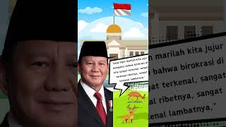 Prabowo Subianto Sebut Birokrasi Indonesia yang Ribet dan Lambat [upl. by Lledor357]