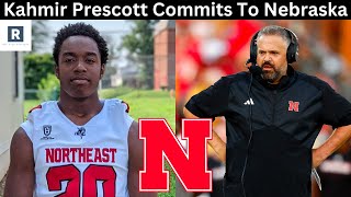 Kahmir Prescott Commits To Nebraska  Nebraska Football Recruiting Update [upl. by Mason]