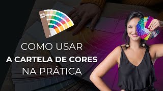 Como usar a cartela de cores na prática  Coloração pessoal [upl. by Kristin631]