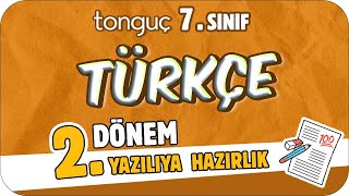 7Sınıf Türkçe 2Dönem 2Yazılıya Hazırlık 📑 2024 [upl. by Ingold]