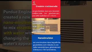 Emulsion et Nanoémulsion dans la formulation Quelle différenceéducationémulsionFormulation [upl. by Gaddi]