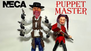 NECA Ultimate Puppet Master Six Shooter and Jester 2 Pack Review [upl. by Rosane43]