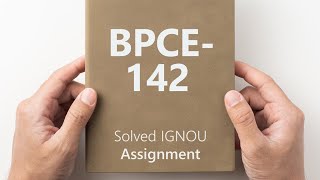 BPCE142 solved assignment 202425  BPCE142 solved assignment 2025  BPCE142 assignment [upl. by Ylrehs]