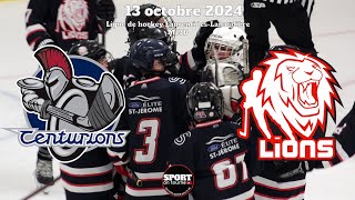 Faits saillants hockey  Match du 13 octobre 2024  Centurions Boisbriand vs Lions St Jérôme [upl. by Monjan]