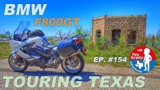 BMW F800GT Motorcycle Touring Across Texas [upl. by Anaile]