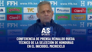 Conferencia de prensa de Reinaldo Rueda día 1 de microciclo en San Pedro Sula [upl. by Amles798]