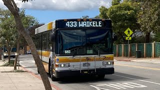 TheBus Route 433 Waikele Bus 254 [upl. by Valina178]