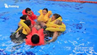 Cabin Crew Training shorts Ditching and water survival  BAA Training [upl. by Oirom]