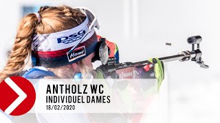 INDIVIDUEL DAMES  ANTHOLZ WC 2020 [upl. by Nivlag]