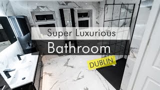 Super Luxurious Bathroom  Statuario Royal MarbleEffect [upl. by Suryc]