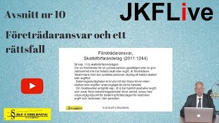 JKFLive Avsnitt 10 Företrädaransvar [upl. by Noleta383]