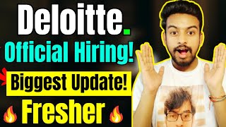 Deloitte Biggest Hiring  OFF Campus Drive For 2025 20242023 Batch  Fresher Jobs  Kn Academy [upl. by Rahr]