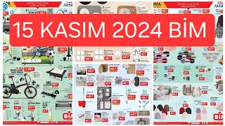 ✅ BİM 15 KASIM 2024  BİM İNDİRİMLERİ  ÇEYİZ MUTFAK EŞYALARI  BİM BANYO GEREÇLERİ  CAM ÜRÜNLER [upl. by Weibel]