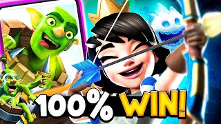 EASY LOG BAIT DECK BEATS EVERYTHING  Clash Royale [upl. by Onairam]