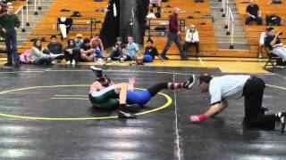 120 TroyC  Chase Collegiate Wrestling vs HousatonicMTS [upl. by Sidky]