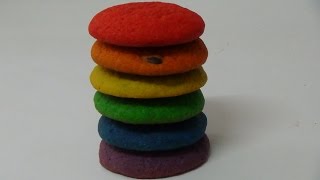 rainbow chocolate chip cookies [upl. by Kaspar]