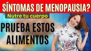 ALIMENTOS que NECESITAS para restablecer el equilibrio hormonal ESTROGENOS naturales MENOPAUSIA [upl. by Akimyt697]