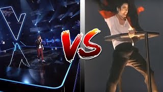 BOGDAN IOAN VS MICHAEL JACKSON  VOCEA ROMANIEI  VOICE COMPARISON  THE VOICE OF ROMANIA [upl. by Nihi77]