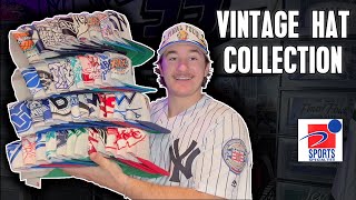 Insane Vintage Hat Collection 40 Sports Specialties Laser Snapbacks 🔥 [upl. by Assirek]