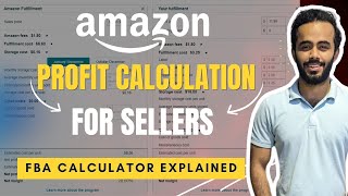 How to use Amazon Profit Calculator  Explained  Amazon Profit Calculation for Sellers 2024 [upl. by Fawcette630]