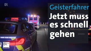 Geisterfahrer Verkehrsredakteur unter Strom  Abendschau  BR24 [upl. by Arbas]