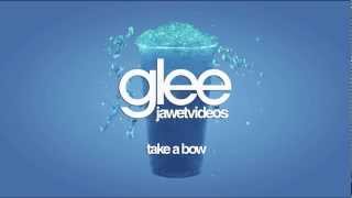 Glee Cast  Take a Bow karaoke version [upl. by Ical417]