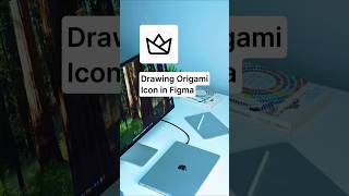 Drawing an Origami Icon in Figma  Icon Drawing Tutorial [upl. by Towne]