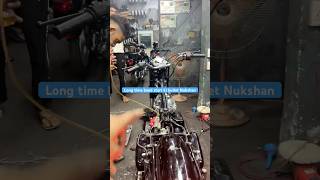 Long time baad ki start bullet 😳tik tik sound 😳😳royalenfield sound rupendrabulletworkshop [upl. by Schuler195]