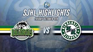 HIGHLIGHTS Humboldt Broncos  Kindersley Klippers Oct 4 2024 [upl. by Suellen279]