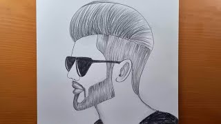 Comment dessiner un beau visage masculin étape par étape dessins au crayon faciles [upl. by Aisile]