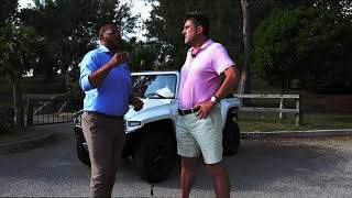 Bermuda car review  an electric Hummer [upl. by Wixted]