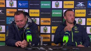 NRL Press Conference Canberra Raiders  Round 19 [upl. by Fee29]