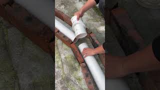 Home improvement plumbing installation drainage pipe angle is not right swivel joint easy to install [upl. by Newmann]