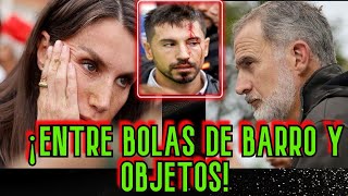 💥¡BOLAS DE BARRO y SANGRE en la CARA de los REYES Al Grito de ASESESINOS Eran RECIBIDOS n Paiporta [upl. by Isyak]