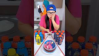 Prime drink vs Prime cake ice cream challenge🍨 funny by Ethan Funny Family [upl. by Eniledam]