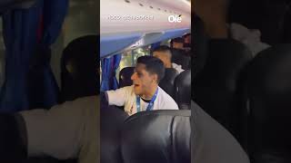 ENZO PÉREZ A PURO FESTEJO POR EL TÍTULO DE ESTUDIANTES DE LA PLATA 🦁 [upl. by Aitercal]