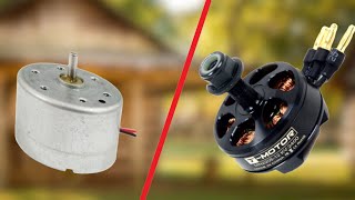 DIY A Powerful Brushless Motor from DC Brushed Motor [upl. by Ayikahs324]