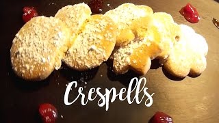 Receta Semana Santa  Crespells mallorquines [upl. by Ahsanat]