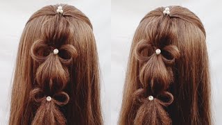 Most attractive hairstyle for wedding guest  gorgeous hairstyle for girls [upl. by Fagen]