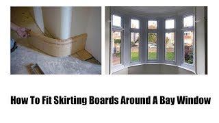 How To Fit Skirting Boards Around A Bay Window  Skirting World [upl. by Maire]