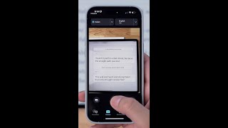 Translate Text with iPhone Camera [upl. by Lleznov]