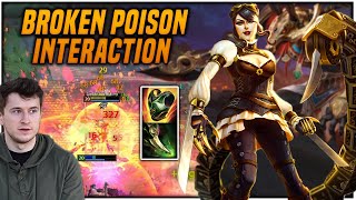 POISON SPREAD CANNON SERQET INTERACTION  ZA Sett amp Serqet [upl. by Eirrol785]