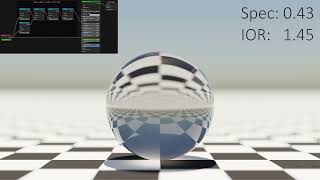 Principled Shader IOR Formula Blender 35 – Cycles [upl. by Dam]