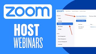 How to Host Webinars on Zoom [upl. by Erodroeht]