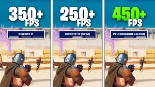 Fortnite DX11 vs DX12 vs Performance Mode  Performance Comparison  RTX 3060 Ti [upl. by Aninahs]